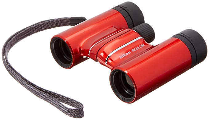 Nikon 8269 ACULON 10x21 T01 Binocular (Red)