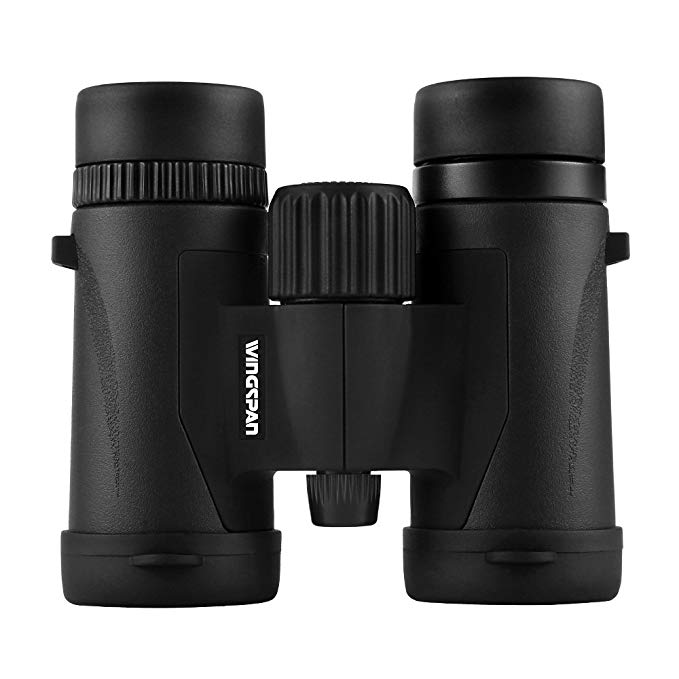 Wingspan Optics SpectatorPro 8X32 - Compact Waterproof Bird Watching Binoculars. Pocket-Size. Waterproof. Lightweight. Bright and Clear. For Bird Watching, Hiking, Watching Sports Games and Concerts.