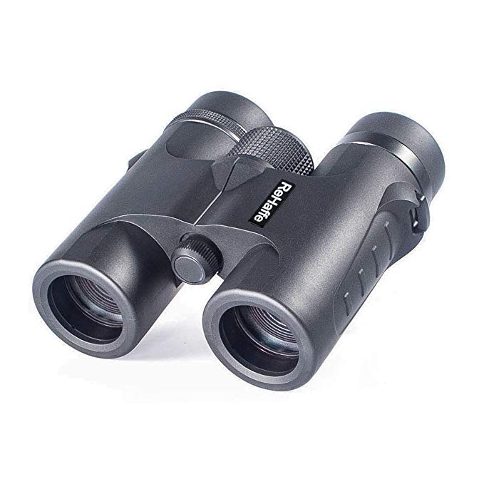 ReHaffe Binoculars for Adults Compact Waterproof Small Powerful for Crystal Clear Image Lightweight Binoculars Idea for Travel Birding Hunting Hiking Sports Games Concerts