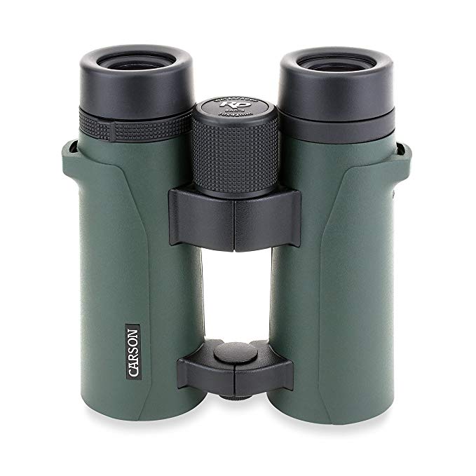 Carson RD Series Open-Bridge Compact or Full Sized Waterproof High Definition Binoculars For Bird Watching, Hunting, Sight-Seeing, Surveillance, Safaris, Concerts, Sporting Events, Travel, Camping and other Outdoor Adventures