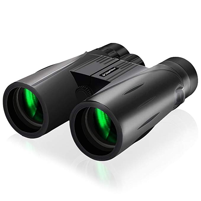 Idealhouse HD 8x42 Binoculars for Adults Compact,FMC Broadband Clear and Bright Binoculars, Waterproof Fogproof Wide Field View for Brid Watching,Hunting,Traveling,Concerts,Sports