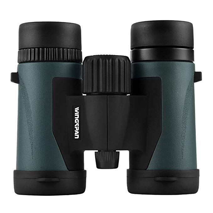 Wingspan Optics TrailBreaker 8X32 Compact Binoculars for Bird Watching. Durable and Lightweight for the Nature Lover on the Go. For Bird Watching, Watching Sports Games and Concerts. Waterproof.
