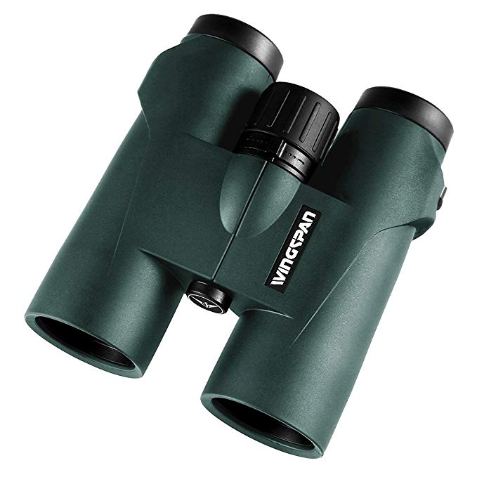 Wingspan Optics NatureSight HD 8X42 Bird Watching Binoculars. Extra-Wide Field of View for the Brightest, Clearest Detail. Close Focus for Closer Views. Phase Coated. Waterproof. Fog Proof.