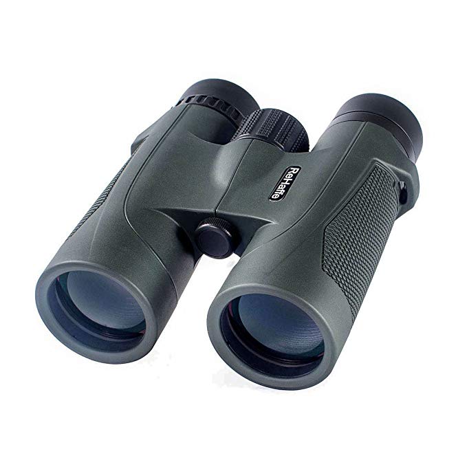 Binoculars Best Compact Light-Weighted for Bird Watching 8x42 Waterproof Image Stabilized Binoculars for Outdoor Sightseeing Hiking (Army Green)