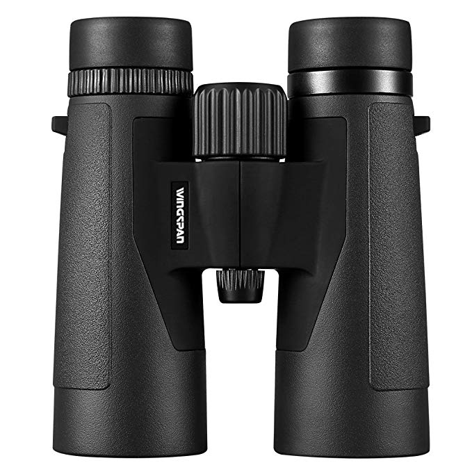 Wingspan Optics Voyager 10X42 High Powered Binoculars for Bird Watching. Bright and Clear Views - Waterproof and Fog Proof - for Bird Watching, Hiking and Exploring. Formerly Polaris Optics.