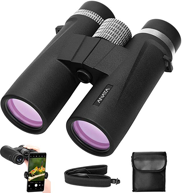 Powerful Binoculars for Adults, Sharp and Clear Binocular for Bird watching Sightseeing Stargazing Hiking Hunting Wildlife Sporting Events, Fully Multi-Coated Lens for Low Light Conditions