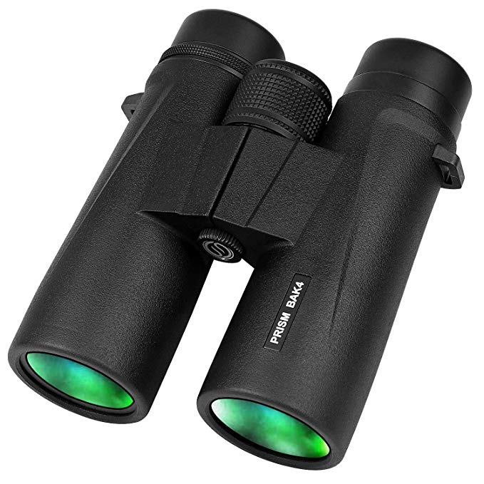 10x42 Binoculars for Adults, Compact HD Professional Binoculars for Bird Watching, Travel,Hunting, Concerts,Sports,Lightweight Binoculars with BAK4 Prism,FMC Lens,Neck Strap and Carrying Bag