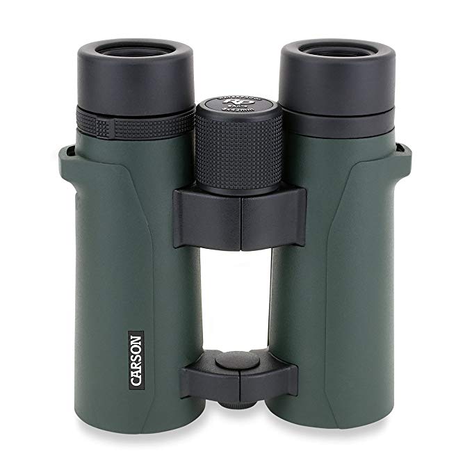Carson RD Series Open-Bridge Compact or Full Sized Waterproof High Definition Binoculars For Bird Watching, Hunting, Sight-Seeing, Surveillance, Safaris, Concerts, Sporting Events, Travel, Camping and other Outdoor Adventures
